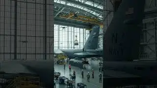 Massive Navy plane maintenance in #navyplane #militaryaviation #aircraftrepair #viralshorts #shorts