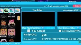 HOW I GOT MY PARASOL! ROBLOX ROYALE HIGH TRADE!
