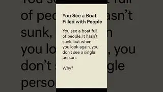 #logicriddle #brainteaser #mindgames #riddlechallenge #quickriddle #trickquestion #canyousolveit