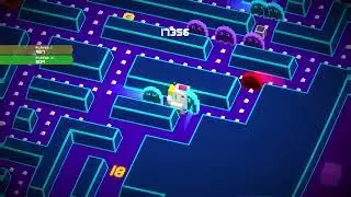 [PAC-MAN 256] [4K] 2-Player Multiplayer in Grid Theme🧱 / [팩맨 256] [4K] 그리드 테마에서 2인 멀티플레이🧱