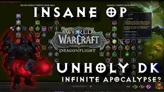 INSANE OP DF UNHOLY DK BUILD MULTI R1 Death Knight World of Warcraft  Dragonflight 10.0 DK PVP