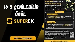 Superex Airdrop ile 10 $&nbsp;Bccoin | Superex ET Coin Kilit A&ccedil;ılımı