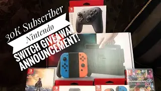 Nintendo Switch Big Bundle Subscriber Giveaway Announcement #mekelgiveaway #politechsgroup