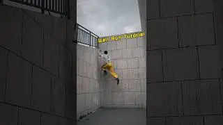 How to get up the high wall tutorial ! #parkourtutorial #wallrun
