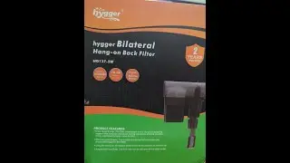 #hygger Bilateral Hang On Back Filter Review (10&ndash;30 Gallon Aquarium) #aquariumfilter