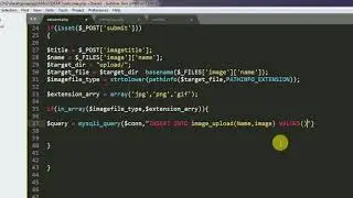 Upload Image on server Using PHP MYSQL