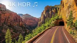 Zion National Park Scenic Drive | Utah SR-9 Scenic Route | 4K HDR