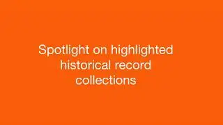 An Overview of Important Historical Record Collections