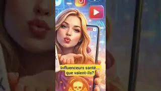 La minute: #Influenceurs #sante ... que valent-ils vraiment ? #shorts #derive #risque #domaine