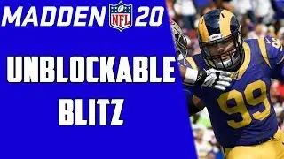 UNBLOCKABLE BLITZ MADDEN NFL 20 | BEST FASTEST BLITZ | DUAL EDGE BLITZ 🔥
