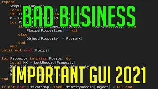 BAD BUSINESS | HACK/SCRIPT | IMPORTANT BUSINESS GUI