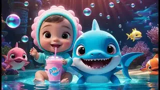 Baby Shark&rsquo;s Bubble Tea Party | Fun Kids Cooking & Learning Song | English