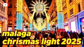 M&aacute;laga Christmas Lights 2025 🇪🇸 | Calle Larios | M&aacute;laga Navidad 2025