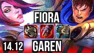 FIORA vs GAREN (TOP) | 6 solo kills, 500+ games | EUNE Master | 14.12