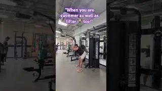 #swimmerlife #lifter #feelfree