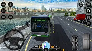 Boston City Bus Driving Simulator Gameplay 2025 l Passenger Transport Bus Simulation #47