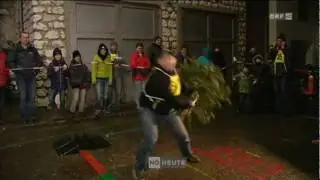 Christbaum-Weitwerfen 2012 Eichenbrunn NoeHeute