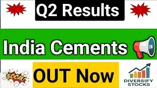 India Cements Q2 Results 2026 | India Cements Results Today | India Cements share latest news