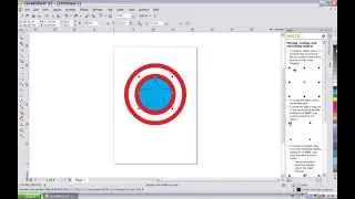 Captain America shield(Corel Draw)