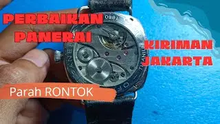 Reparasi Jam Tangan Panerai Manual Winding Rusak sangat parah | Kiriman Jakarta