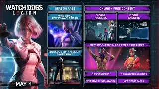 Watch Dogs: Legion - Big Update - NEW HERO CHARACTER Mina Joins Dedsec (permadeath mode)