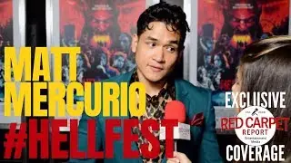 Matt Mercurio  interviewed at the Hell Fest LA Special Screening Event #HellFestMovie