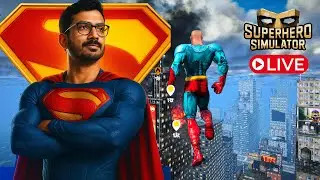 Live : Superhero Simulator - the most awaited SIM video game is here | Launch Day gameplay