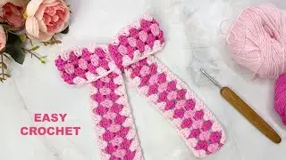 How to Crochet a Beautiful Bow | Easy Crochet Ribbon Tutorial