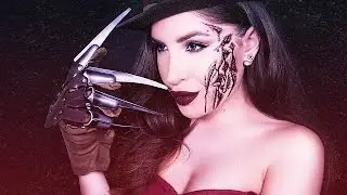 GLAM Freddy Krueger Makeup Tutorial for Halloween