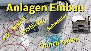 Anlage einbauen im Auto. Schnell & Einfach Subwoofer im auto. Verst&auml;rker golf bmw audi mercedes vw