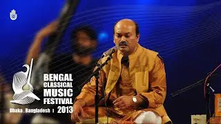 Asit Dey at Bengal Classical Music Festival 2013, Dhaka, Bangladesh