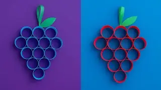 DIY Paper Grapes | Easy Paper Fruit Craft | Home Decoration Idea 