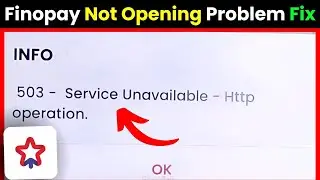 503 Service Unavailable Error | Fino Pay 503 Error Fix | HTTP Error 503 Server Issue