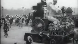 Paris, cort&egrave;ge du boeuf gras: Char du prince du carnaval ( 1897 год )