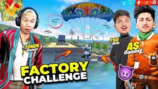 Factory Roof Challenge with As Gaming & Tsg Ritik 🔥Free Fire Max