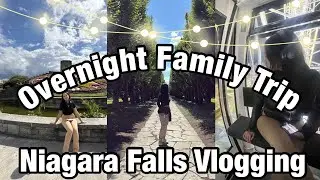 NIAGARA FALLS VLOG / Overnight Family Trips & Games / Denz Leigh Angel 