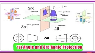 ITI Engineering drawing।first angle and third angle projection। part 1
