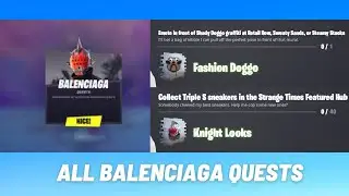 How To Complete All Balenciaga Quests In Fortnite I Raven Hector