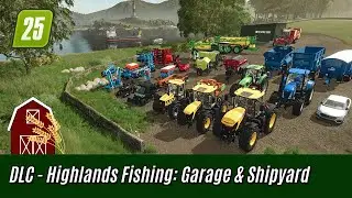 FS25: DLC - Highlands Fishing: Garage & Shipyard Trailer