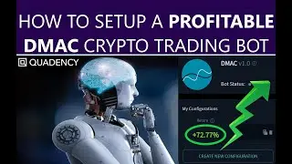 How to Setup NEW QUADENCY DMAC Double Moving Average Crossover Automated Crypto Trading Bot Strategy