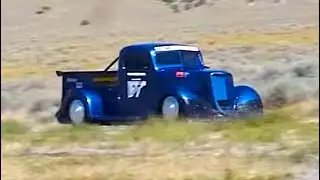 180 mph public highway 1937 Ford F1 Truck  2011 SSCC Silver State Classic, link to more videos below