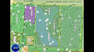 Motocross bike at Clear Creek OHV Westside Green Brown White Brown Green Yellow ep.2