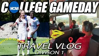 D1 SOCCER TRAVEL GAME-DAY VLOG/TRIP- (day in the life D1 soccer)