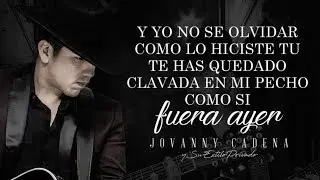 (LETRA) ¨NO SE OLVIDAR¨ - Jovanny Cadena Y Su Estilo Privado (Lyric Video)