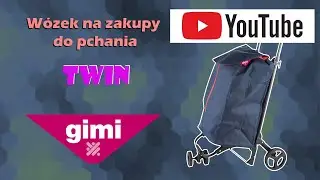 Wózek na zakupy Twin firmy Gimi Wózek 4 kołowy do pchania Twin Gimi