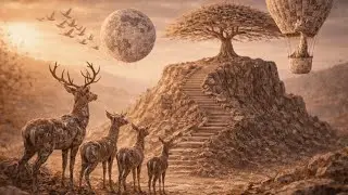 AI Video 4K Surreal Forest Of Magazine Paper | The Forest Of Possibilities
