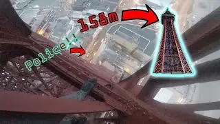 Climbing Blackpool Tower! (Insane Rooftop Adventure) | Ally Law