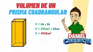 VOLUMEN DE PRISMA CUADRANGULAR Super facil - Para principiantes