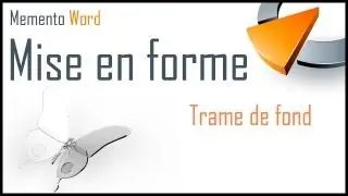 Trame de fond dans Word - Formation Word Marseille