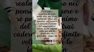 Una bella frase per te 👉 Puoi cadere migliaia di volte nella vita, ma se...